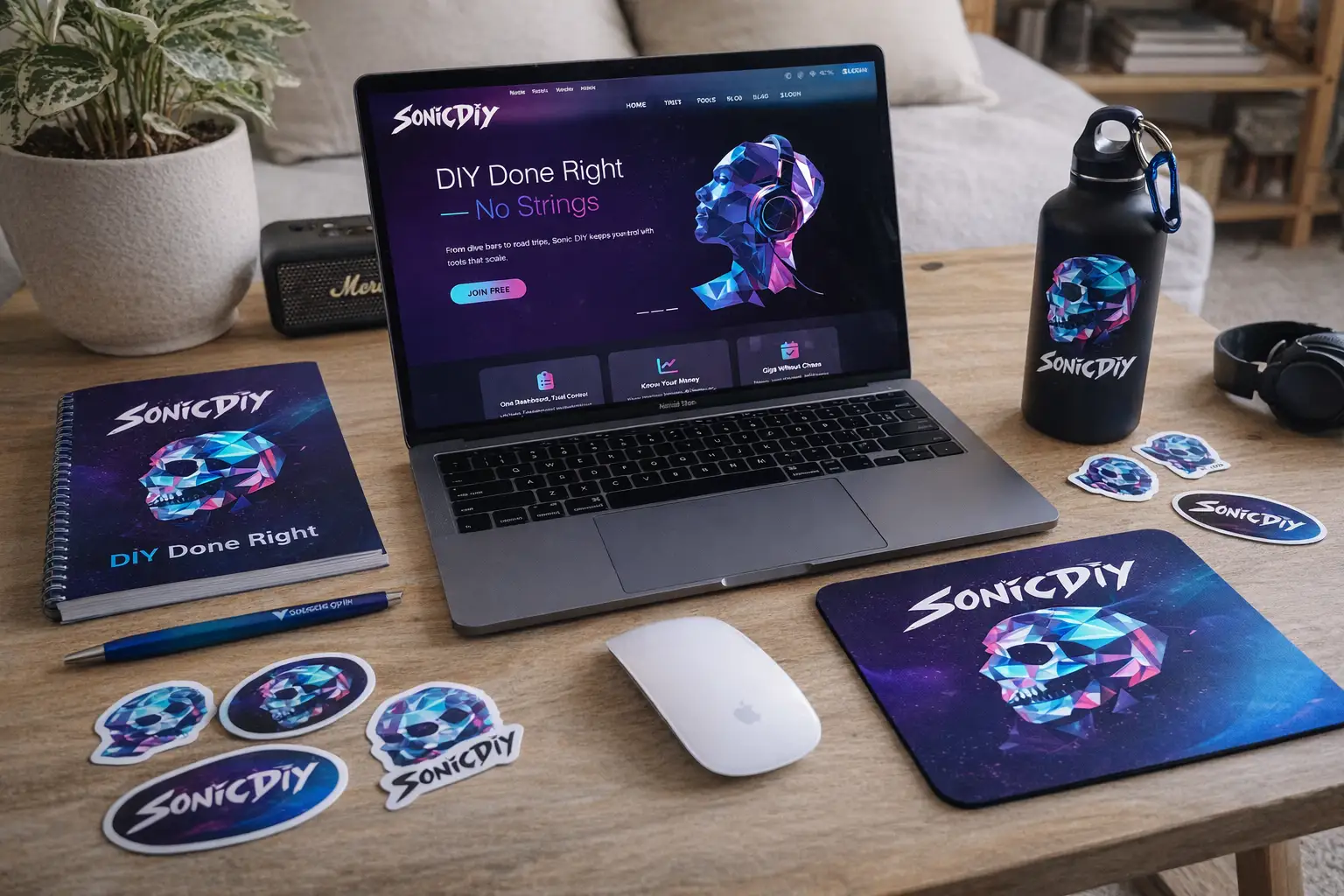 Sonic DIY website preview